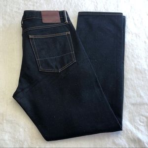 GUSTIN #415 BUTTON FRONT JEANS WITH RAINBOW NEPS
